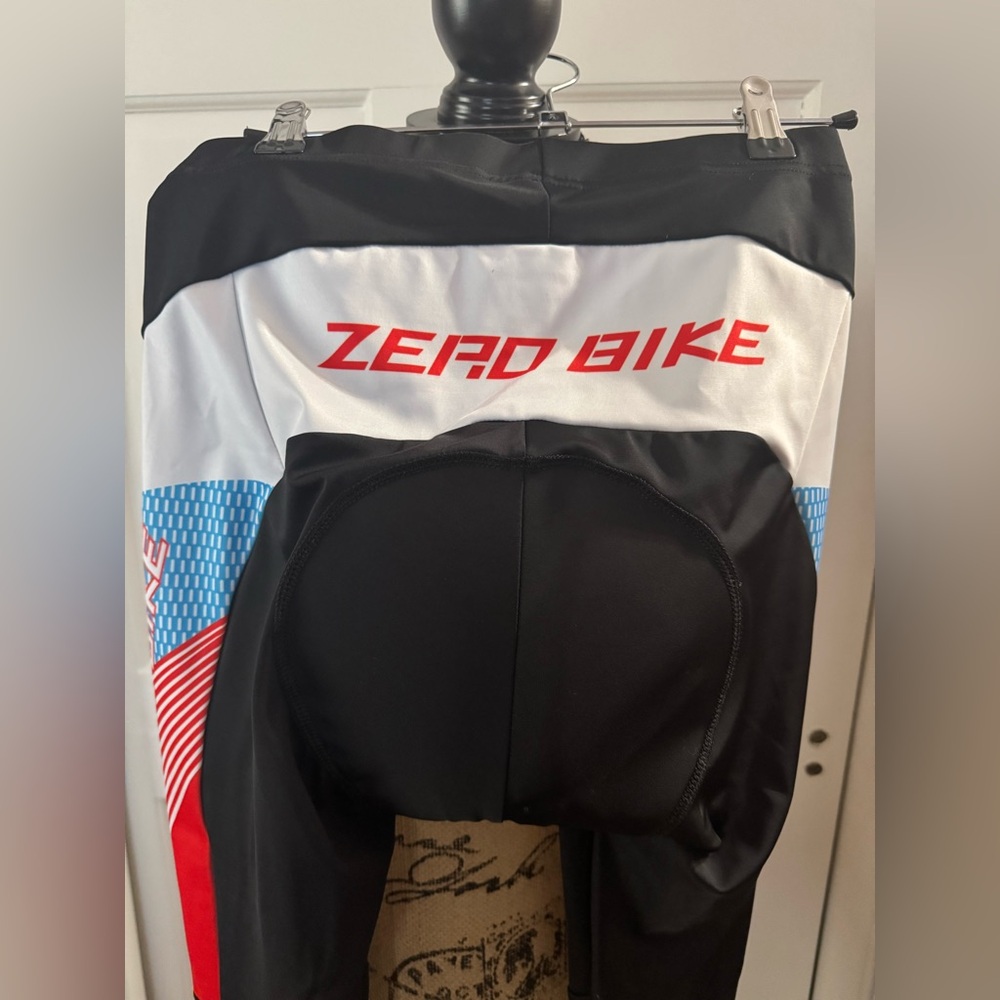 Women’s Cycling Pants - Black, White, Red